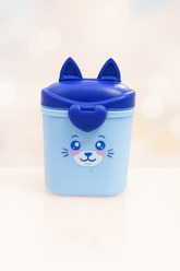 Blue Travel Milk Container